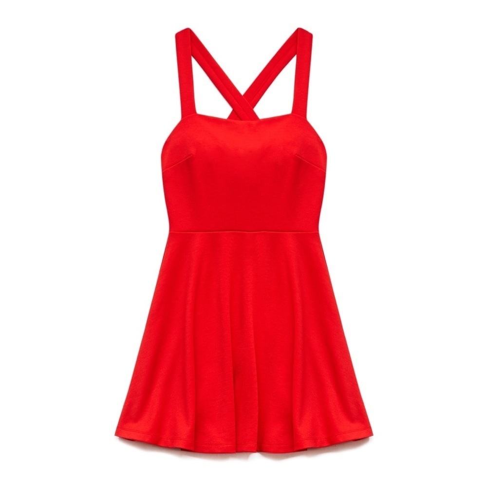 Red X Strap Dress | Cooperative​